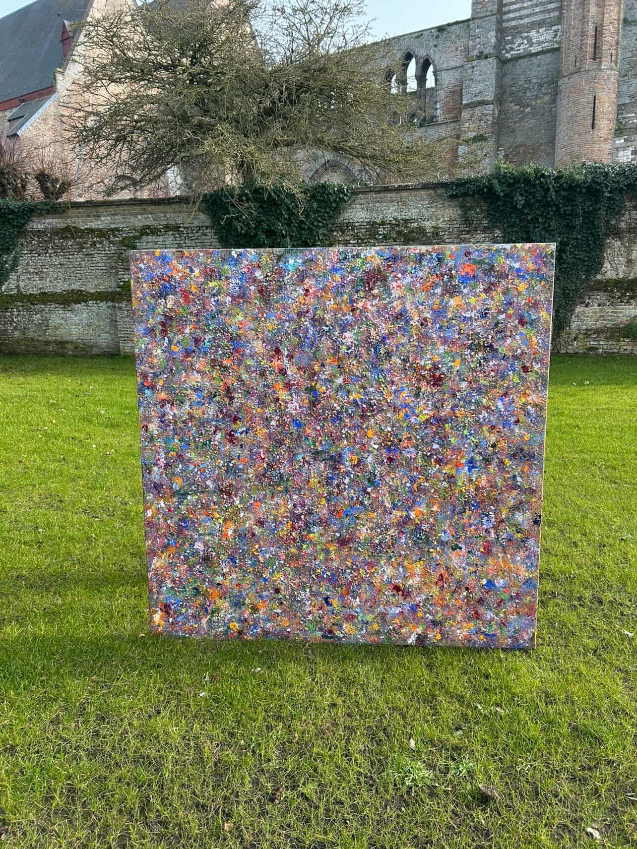 De eerste bloemen in Damme